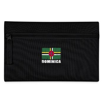 Drapeau de la Dominique Grunge Drapeau de la Dominique - Trousse - noir - Devant