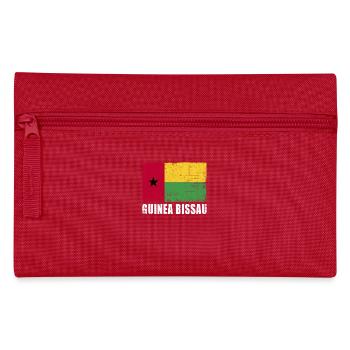 Guinea Bissau Flag Grunge Guinea Bissau Flag - Pencil Case - red - Front