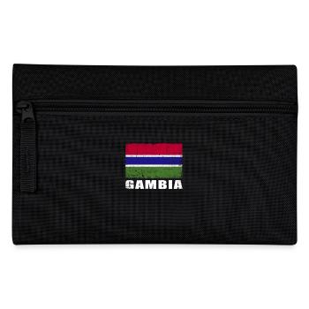 Gambia Flag Grunge Gambia Flag - Pencil Case - black - Front