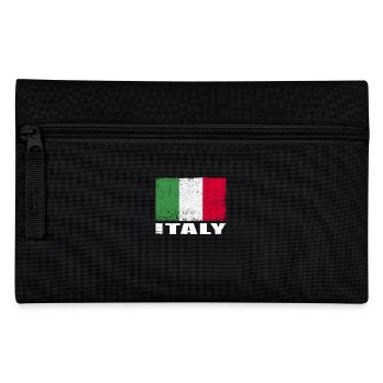 Italy Flag Grunge Italy Flag - Pencil Case - black - Front