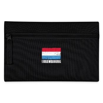 Luxembourg Flag Grunge Luxembourg Flag - Pencil Case - black - Front