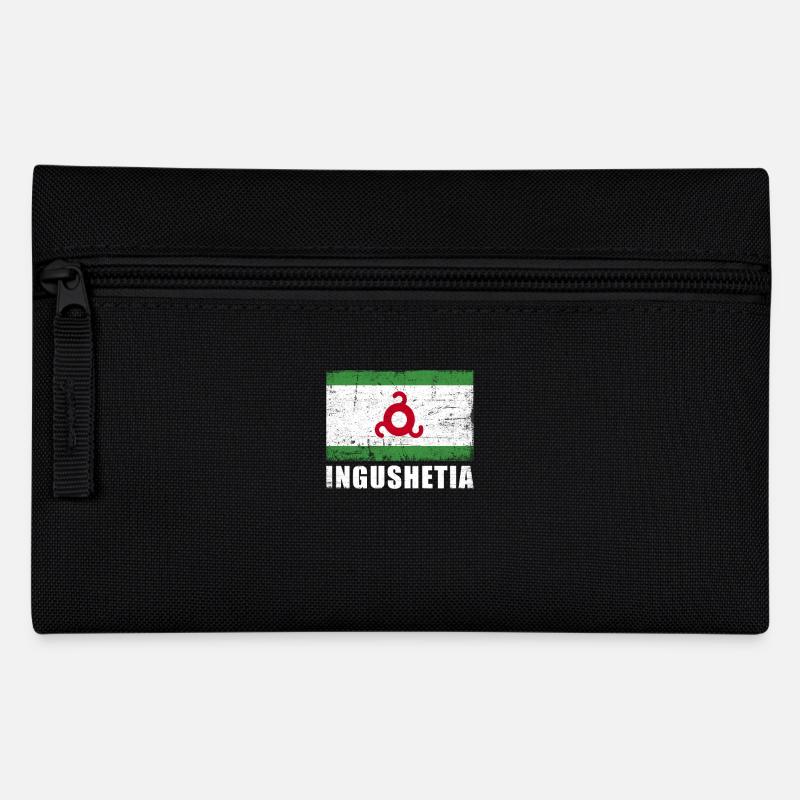 Drapeau de l’Ingouchie Grunge Drapeau de l’Ingouchie - Trousse - noir