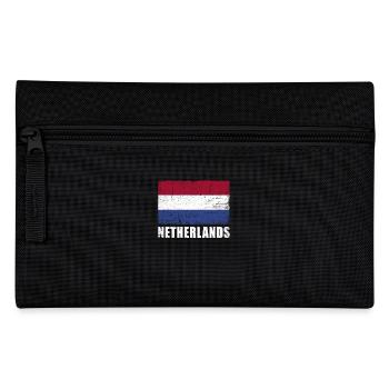 Pays-Bas Drapeau Grunge Pays-Bas Drapeau - Trousse - noir - Devant