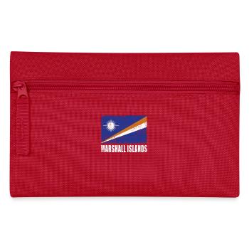 Marshall Islands Flag Grunge Marshall Islands Flag - Pencil Case - red - Front