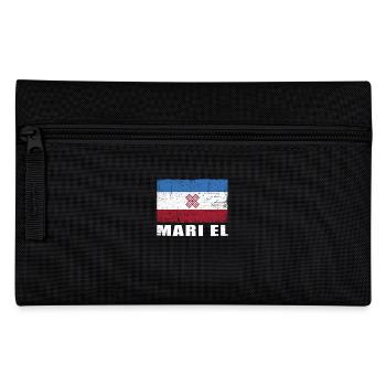 Mari El Flag Grunge Mari El Flag - Pencil Case - black - Front
