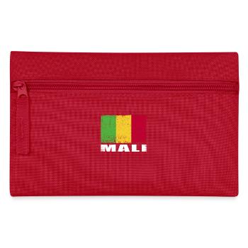 Drapeau du Mali Grunge Drapeau du Mali - Trousse - rouge - Devant