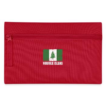 Norfolk Island Flag - Pencil Case - red - Front