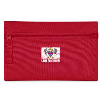 Saint Barthélemy Flag - Pencil Case - red - Front