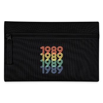 1989, Vintage 35e anniversaire hommes femmes 35 ans - Trousse - noir - Devant