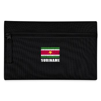 Drapeau du Suriname Grunge Drapeau du Suriname - Trousse - noir - Devant