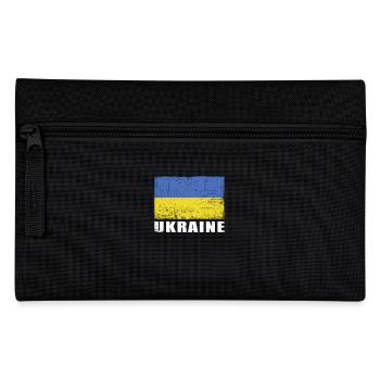 Ukraine Flag Grunge Ukraine Flag - Pencil Case - black - Front