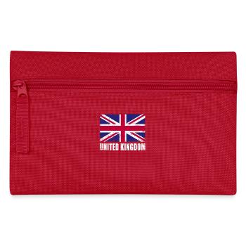 United Kingdom Flag Grunge UK - Pencil Case - red - Front
