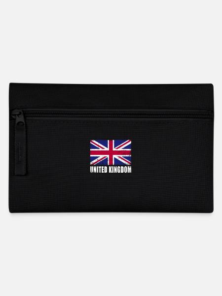 Vereinigtes Königreich Flagge Grunge UK - Federtasche - Schwarz