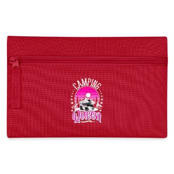 Camping Queen Camper Camping Grand-mère - Trousse - rouge - Devant
