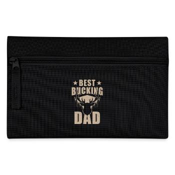Hunter Dad Design Best Bockiger Father - Pencil Case - black - Front