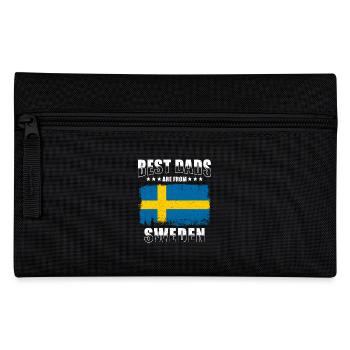 Père suédois Suède Papa - Trousse - noir - Devant