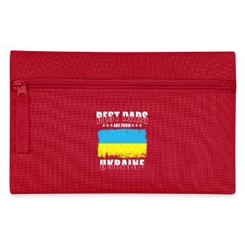 Ukrainian Father Ukraine Papa - Pencil Case - red - Front