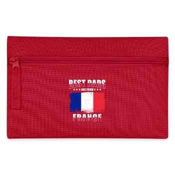 French Father France Papa - Pencil Case - red - Front