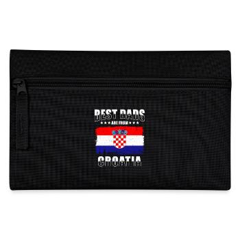 Kroatischer Vater Kroatien Papa - Federtasche - Schwarz - Vorne