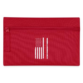 Best Twin Father America USA Dad - Pencil Case - red - Front