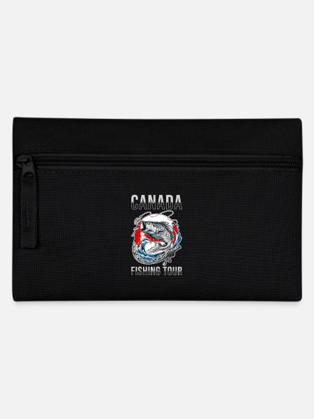 Angeltour Kanada - Federtasche - Schwarz
