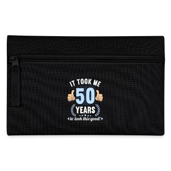 it took me 50 Years to look this good 50 Birthday - Federtasche - Schwarz - Vorne