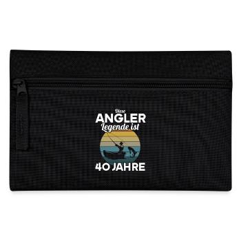 Diese Angler Legende ist 40 Jahre 40 Geburtstag - Federtasche - Schwarz - Vorne