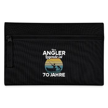 Diese Angler Legende ist 70 Jahre 70 Geburtstag - Federtasche - Schwarz - Vorne