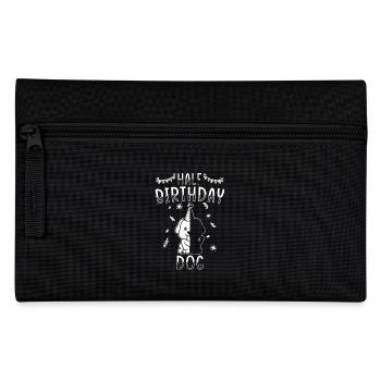 Demi-année 6 mois chien d’anniversaire - Trousse - noir - Devant