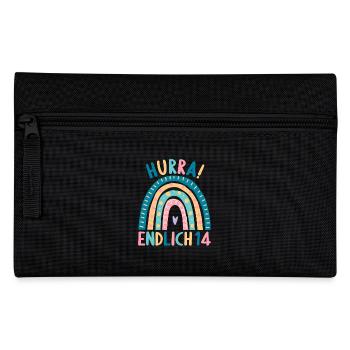 14 Jahre alt Rainbow Regenbogen 14. Geburtstag - Federtasche - Schwarz - Vorne