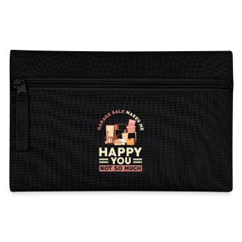 Garage sale slogan - Pencil Case - black - Front