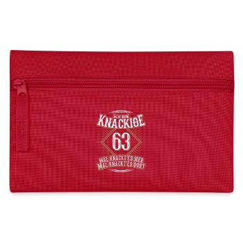 63. Geburtstag Lustig Geschenk - Federtasche - Rot - Vorne