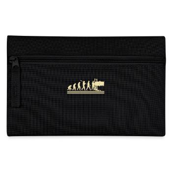 Evolution of factory workers - Pencil Case - black - Front