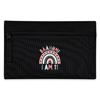 11 years old Rainbow Rainbow 11th birthday - Pencil Case - black - Front