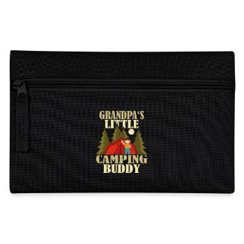 Le petit copain de camping de grand-père - Trousse - noir - Devant