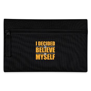 Inspiration Saying Self-confidence - Pencil Case - black - Front