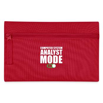 Cadeau d’analyste de système informatique - Trousse - rouge - Devant