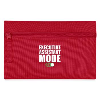 Assistentin Der Geschäftsleitung Modus An - Federtasche - Rot - Vorne