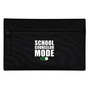 School Counselor Mode on - Pencil Case - black - Front