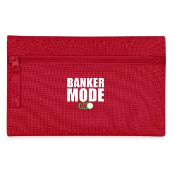 Banker Modus Ein - Federtasche - Rot - Vorne