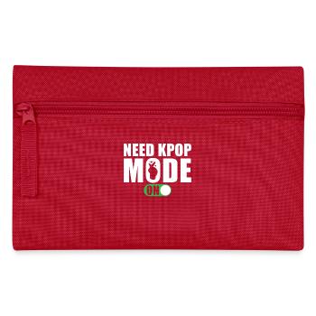 Need Kpop Mode - Pencil Case - red - Front