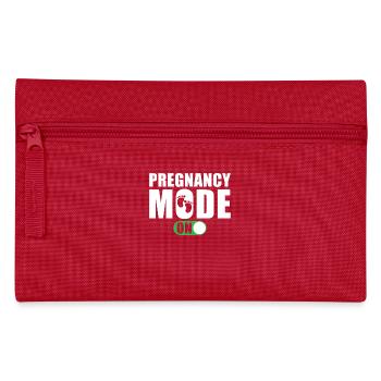 Pregnancy Mode On - Pencil Case - red - Front