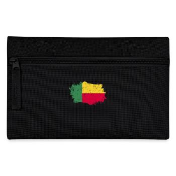 Drapeau du Bénin Grunge Drapeau du Bénin - Trousse - noir - Devant