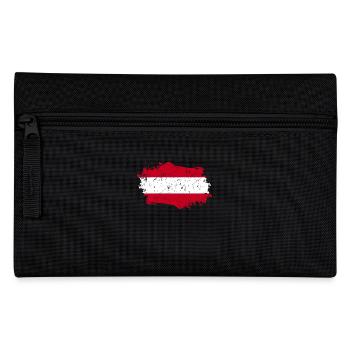 Austria Flag Grunge Austria Flag - Pencil Case - black - Front