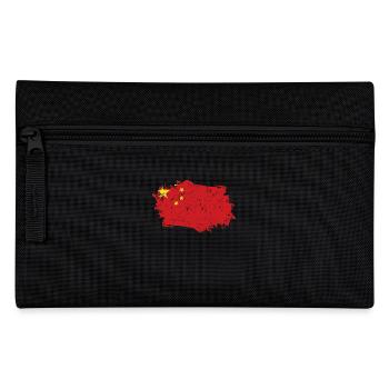 Drapeau de Chine Grunge Drapeau de Chine - Trousse - noir - Devant