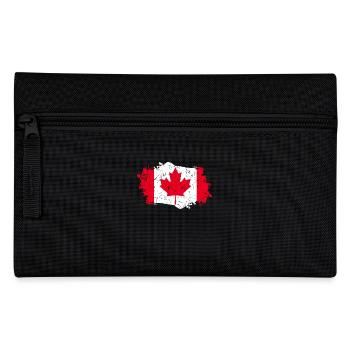 Kanada Flagge Grunge Kanada Fahne - Federtasche - Schwarz - Vorne