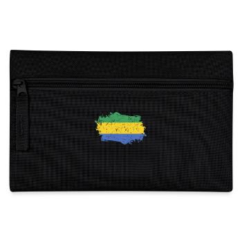 Gabon Flag Grunge Gabon Flag - Pencil Case - black - Front