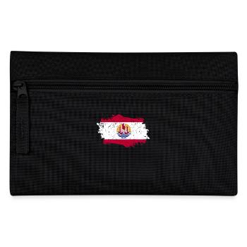 Französisch Polynesien Flagge - Federtasche - Schwarz - Vorne