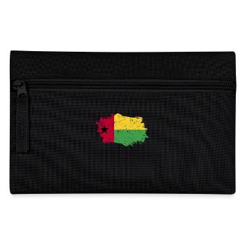Guinea Bissau Flag Grunge Guinea Bissau Flag - Pencil Case - black - Front