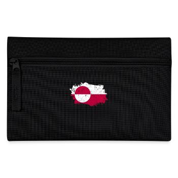 Groenland Flag Grunge Groenland Flag - Trousse - noir - Devant